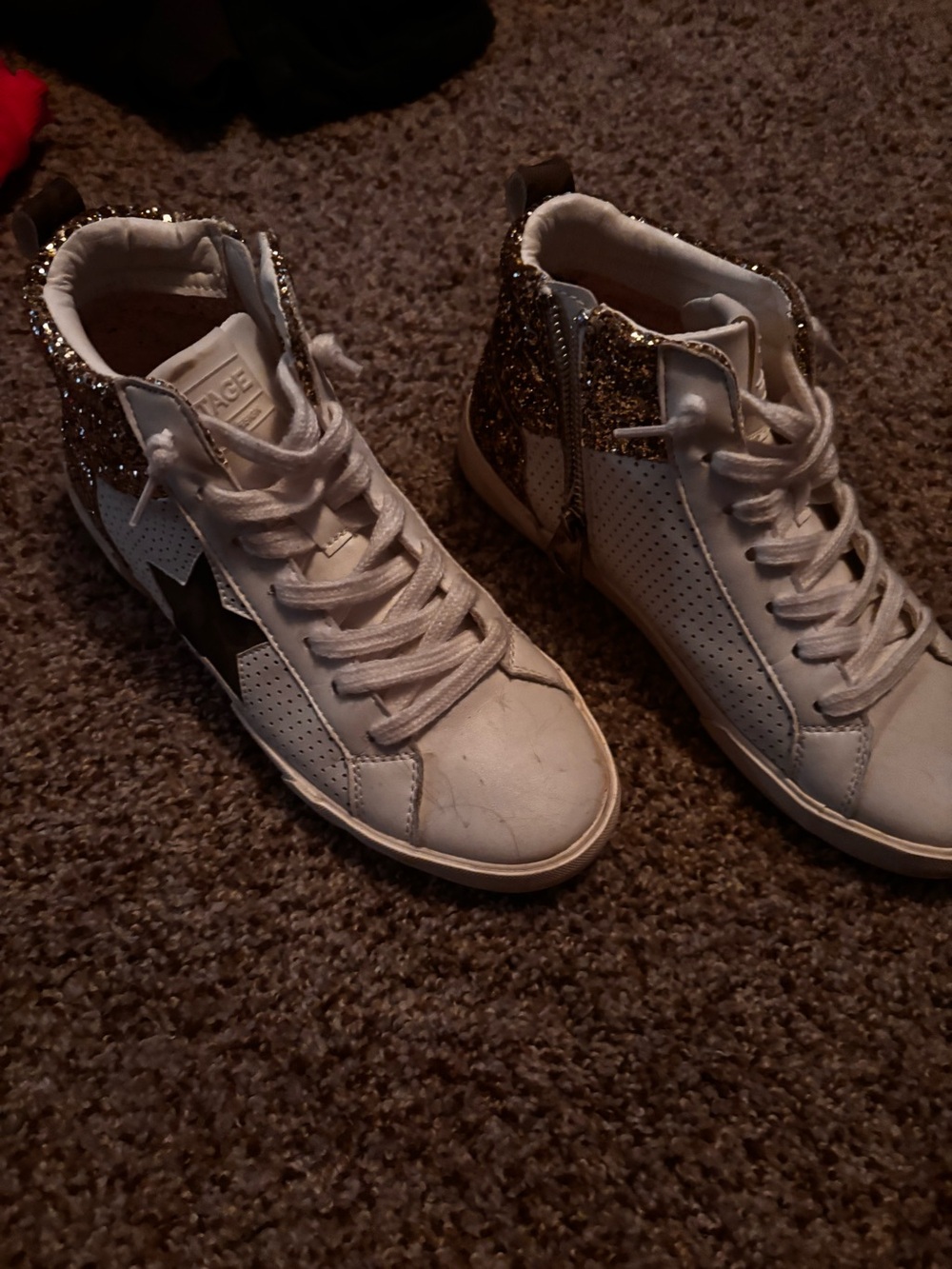 Vintage Havana High Tops 
Great Condition